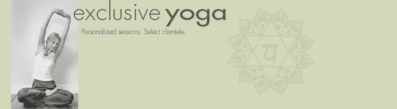 Exclusive Yoga: Personalized sessions. Select clientele.