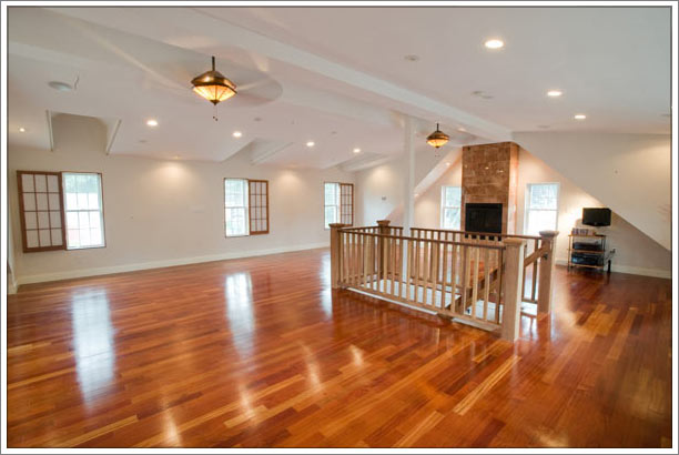 Interior of the Exclusive Yoga studio; left side